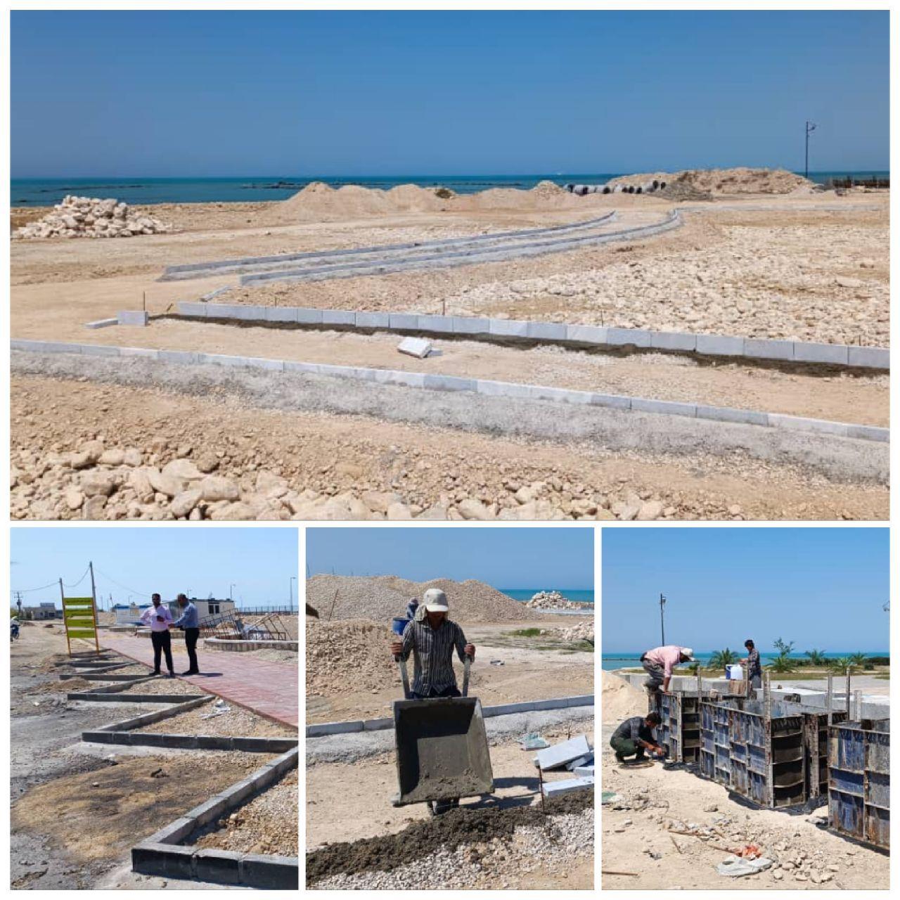 پروژه ساحل‌سازی پارک مروارید در مسیر پیشرفت